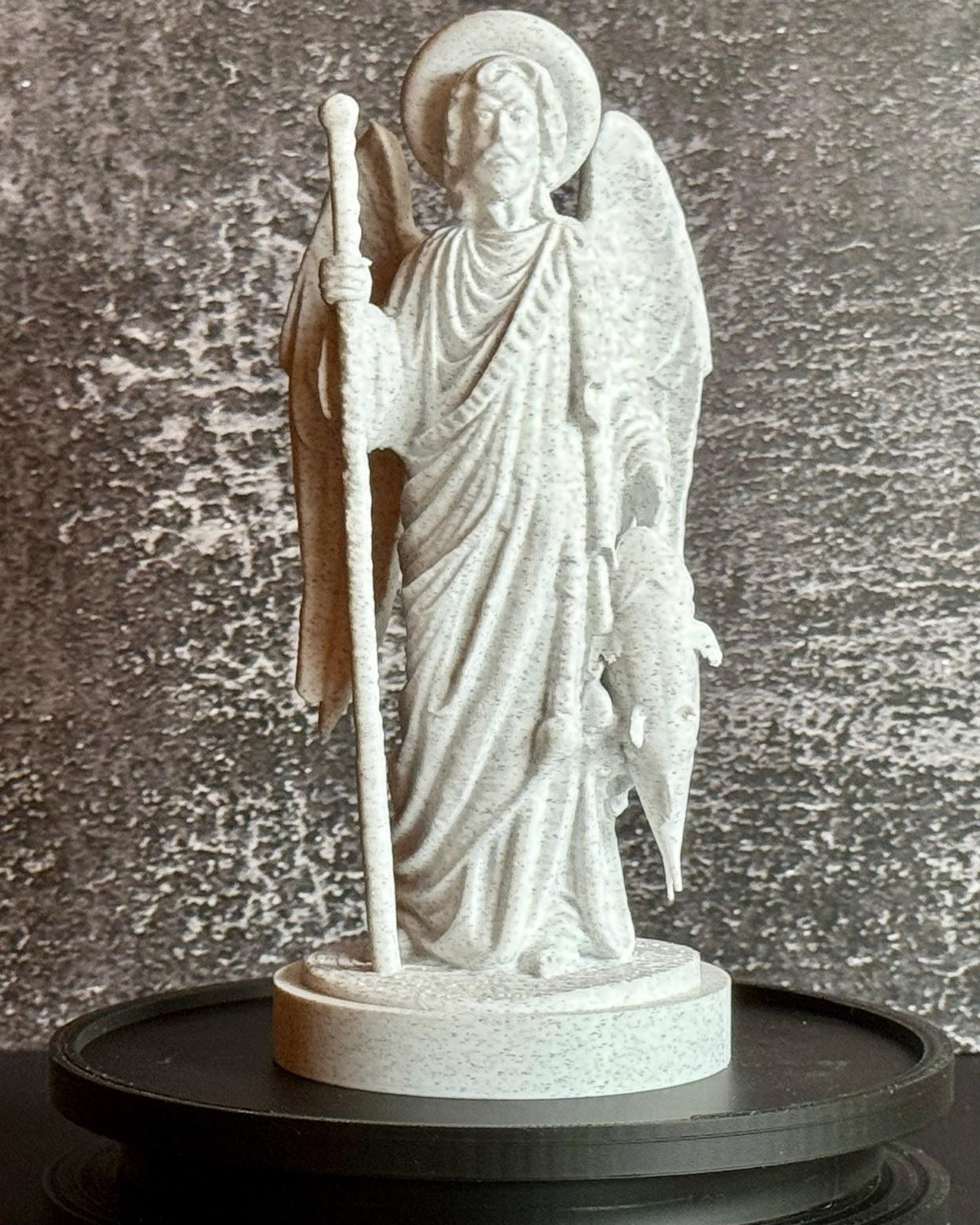 Archangel Raphael Statue – Christian Religious Figurine – Faith Home Decor