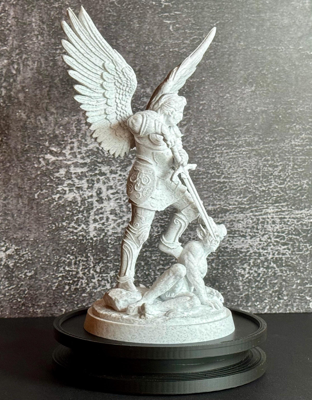 Archangel Michael Statue – 7.7  Inch Religious Sculpture – Christian Home Decor – Large Angel Figurine