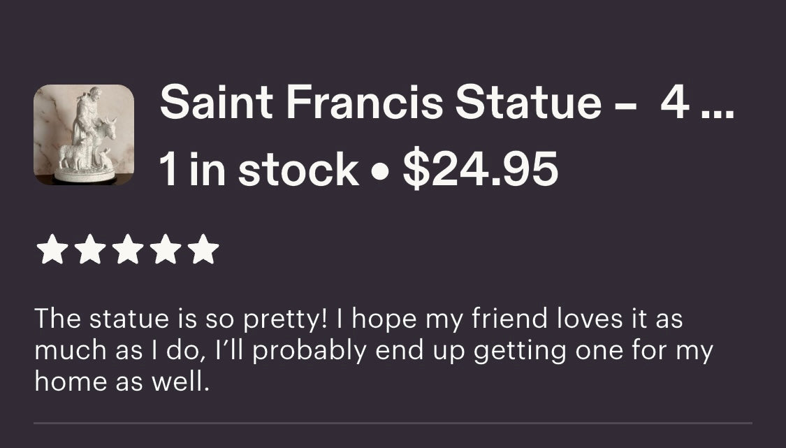 St. Francis Statue with Animals | Patron Saint of Animals | Pet Memorial Catholic Decor