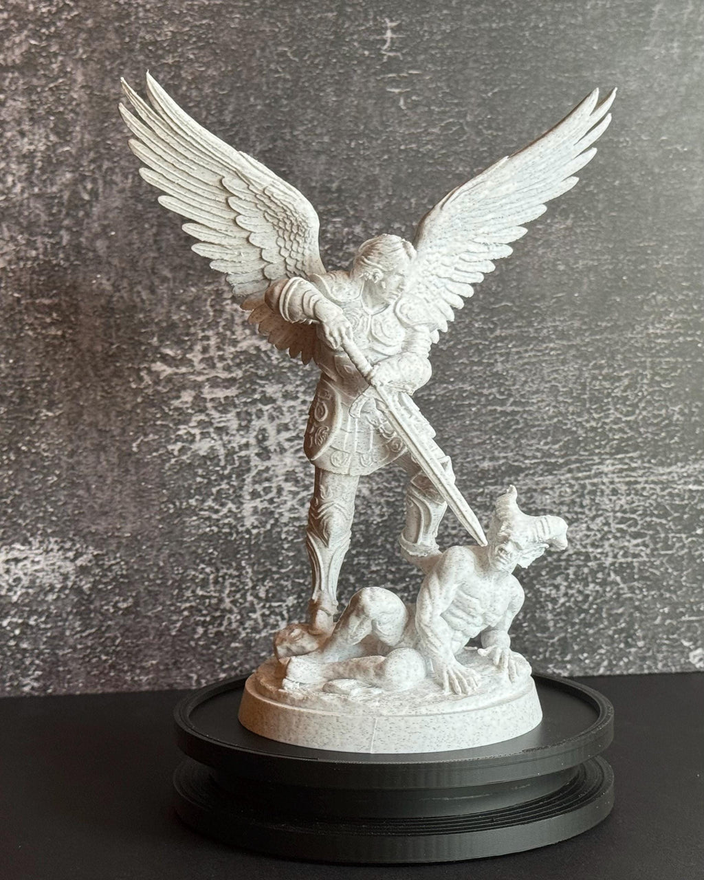 Archangel Michael Statue – 7.7  Inch Religious Sculpture – Christian Home Decor – Large Angel Figurine